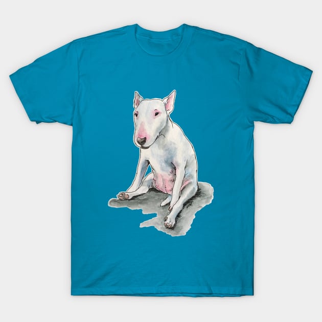 Sitting Silly Bull Terrier Bull Terrier T Shirt TeePublic
